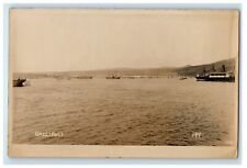 c1920's Sea View Ship Gallipoli Turkey RPPC Photo Unposted Vintage Postcard picture