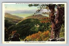 San Bernardino CA-California, On The Rim The World, Vintage Postcard picture