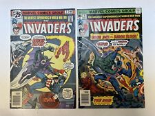 Invaders #7 & 9  1st Union Jack & Baron Blood KEY 1976 Bronze Age Marvel Comics picture
