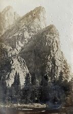 c1908 Three Brothers, Yosemite Valley, CA Antique Real Photo Postcard RPPC picture