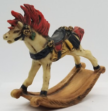 Rocking Horse Red Mane Figurine Vintage picture