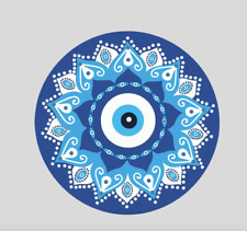 Car / fridge Magnet - Mandala Greek, Indian, Oriental eye - MAGNET (4.5