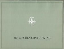 ORIGINAL Vintage 1976 Lincoln Continental Sales Brochure Book picture