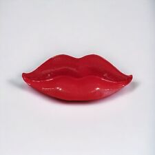 Large Red Lip Wall Decor Statue, Luxury Home Fashion Style, 3d Wall Sculpture picture