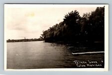 RPPC of Colon MI-Michigan, Palmer Lake, Postcard picture