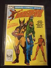 Daredevil #196 Newsstand (1983) Key 1st Meeting DD & Wolverine High Grade picture