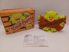 VTG Avon 1992 *Keep Out Creature*Door/Wall Hanger Lights & Sounds NEW IN BOX picture