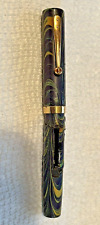 Vintage Waterman 52 V Fountain Pen, Blue Ripple FOR PARTS picture