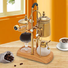 15OZ Royal Belgian Belgium Balance Syphon Coffee Maker Siphon Brewer Golden picture