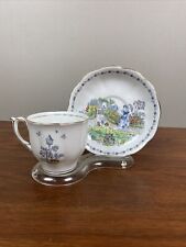 Bell Fine Bone China England Tea Cup and Saucer Lady in Crinoline Dress VGUC picture