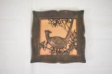 Vintage Coppercraft Guild Pheasant Bird Copper 3D Wall Plaque Country Farmhouse picture