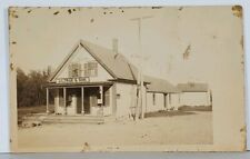 West Epping NH J.L. True General Store & RR Dock RPPC c1910 Postcard K12 picture