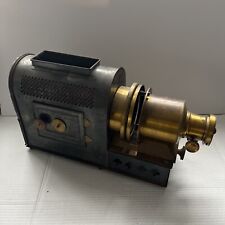 Antique Victorian Large Magic Lantern Tin Metal Brass Candle Projector Le Royal picture