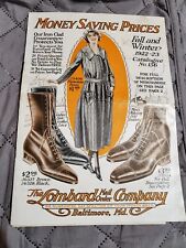 Antique The Lombard Company Catalog 1923 Shoes Stockings Color Dresses Images picture