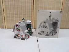 Department 56 Snow Village Dairy Barn Lighted Christmas Farm #5446 picture