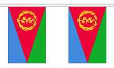 Eritrea Flag Bunting  - 3m 6m 9m Metre Length 10 20 30 Flags - Polyester  picture