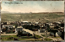 Birds-eye View of Kingman Arizona Fred Harvey HC Divided Back Postcard 1260 picture