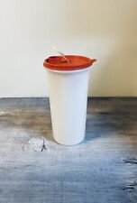 Vintage Tupperware Round Canister Pitcher Container #261 Flip Top Lid 36 Oz picture