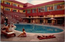 Vintage 1950s RENO, Nevada Postcard RIVERSIDE HOTEL Girls at the Pool - Unused picture