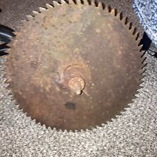 vintage saw mill blades picture