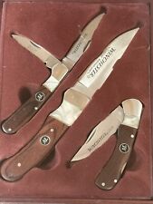 Winchester 2008 Limited Edition Ersatz Mother of Pearl Wood Handle Knife Set NIB picture