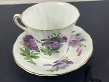 Vintage Adderly Fine Bone China Teacup & Saucer Made in England Floral picture