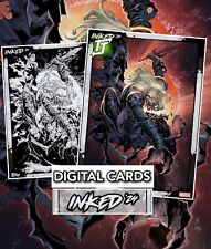 Topps Marvel Collect Inked '24 S2 Knull Tilt + B & W ⭐Digital Card picture