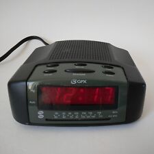 GPX Radio Alarm Clock Model: CR2004-Green/Black-Corded/Batt.Bkup.-Tested/Works picture