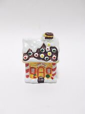 JSNY Holiday Village Ceramic Candle Holder - Candy House picture