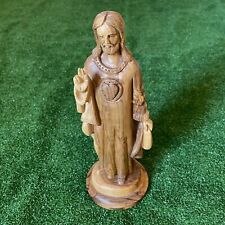 The sacred Heart of Jesus Christ Holy Land Facouseh Figure Statues Hand Carved picture