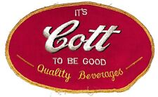 It's Cott To Be Good Large Embroidered Soda Patch c1950's-60's VGC - Very Scarce picture