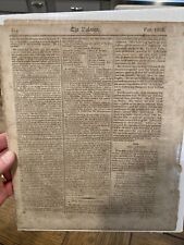 HISTORIC July 2, 1805 THE BALANCE, & COLUMBIAN REPOSITORY Jefferson’s AFFAIR picture