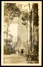 NEW HOPE Pennsylvania 1930s Bowmans Tower. Real Photo Postcard by Hayes picture