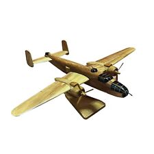 B25 Mitchell Mahogany Wood Desktop Airplane Model picture