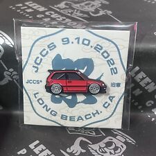 Leen Custom Red Honda Civic EF Enamel Pin JCCS Exclusive picture
