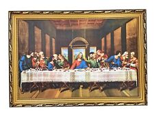 The Last Supper Picture Gold Tone Frame 18