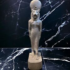 RARE ANCIENT EGYPTIAN ANTIQUES Statue Large Of Goddess Sekhmet Of Granite Stone picture