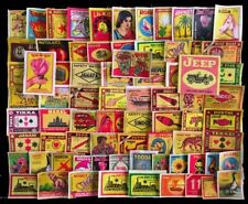 INDIA Old MatchBox Labels, 90 Different, Old Only Good Condition Collection picture