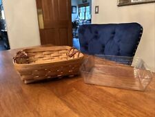 Longaberger 2010 Small Serving Basket & Protector. picture