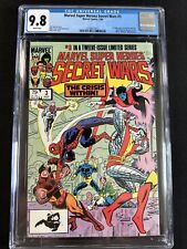 Secret Wars #3 CGC 9.8 Marvel Super Heroes Comics 1984 White Pages Zeck Shooter picture
