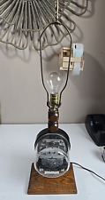 Vintage Unique Enclosed Rustic Industrial Steampunk Electric Meter Table Lamp picture