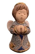 DeRosa Rinconada Nativity Collection Blue 'Angel' #3010 pre-owned. Colorful picture