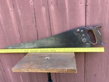 Marked E. C. Simmons Medalion Is Keen Kutter 10PPI Handsaw Straight And Sharp picture