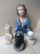 Vtg Ispanky Cordey Doll Hd 3 Porcelain 1 Resin Figurine Group Lady Dianne Ltd Ed picture