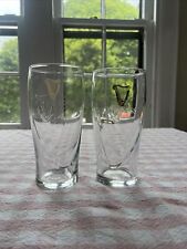 Set of Two (2) Official Guinness Stout Beer Glasses 20oz Imperial Pint - New picture
