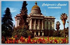 California Capitol Sacramento CA Postcard UNP VTG Mike Roberts Unused Vintage picture