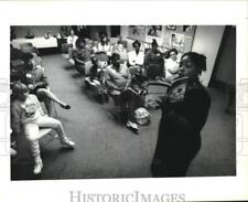 1993 Press Photo North Kenner Library Primetime Storytelling Hour in progress picture