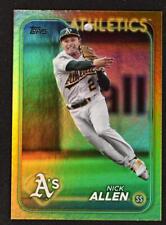 2024 Series 2 Base Gold Foil #599 Nick Allen  - Oakland Athletics picture