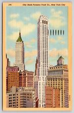 City Bank-Farmers Trust Co., New York City Postcard picture