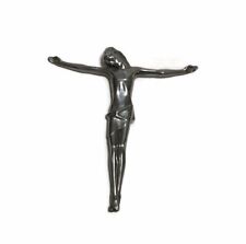 Vintage Metal Jesus Figure Sculpture picture